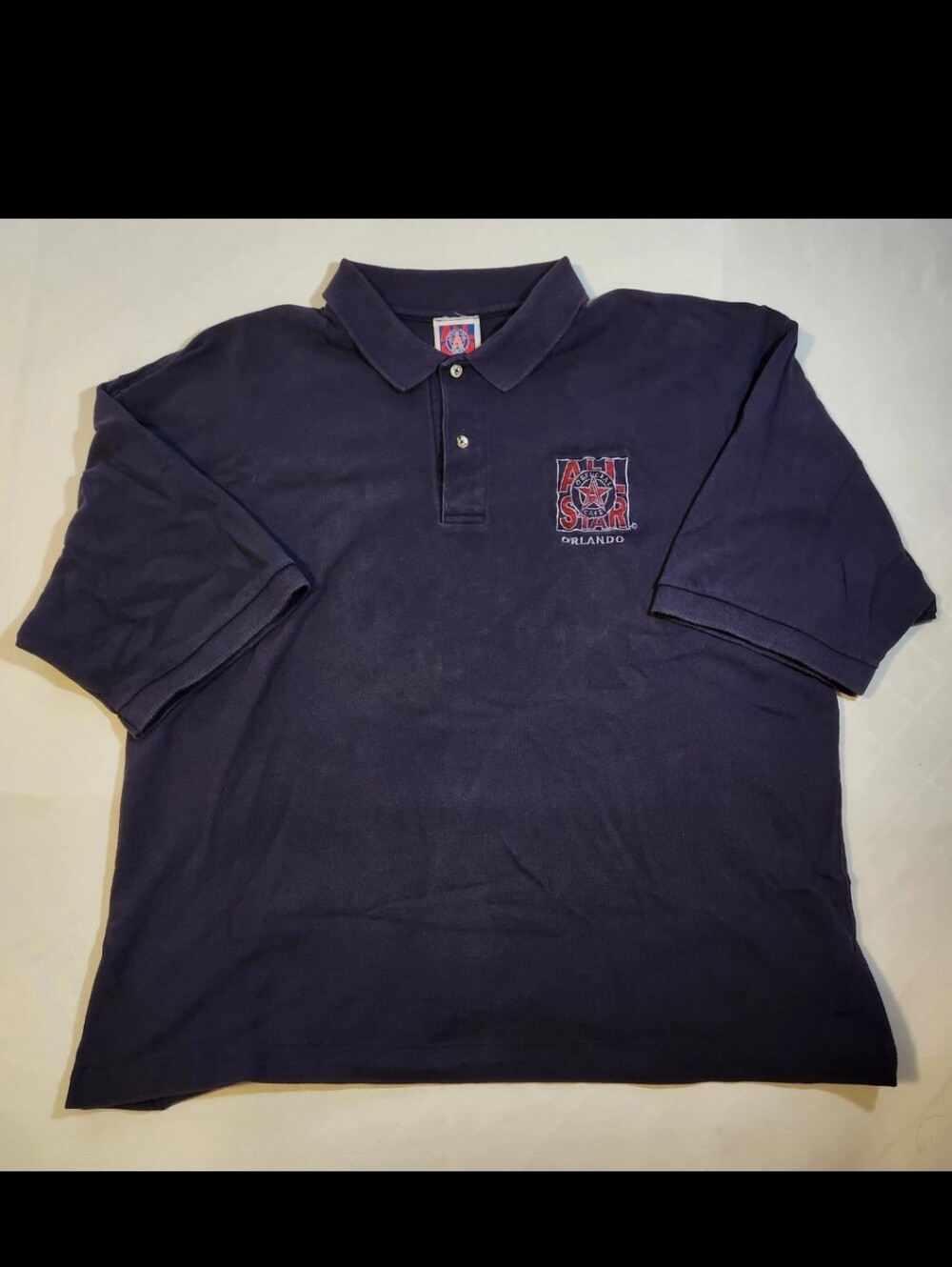 All Star Cafe Orlando Polo Shirt Men XL 90s Embroidered Logo Disney Celebrity